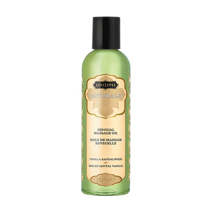 NATURALS MASSAGE OIL VANILLA SANDALWOOD (2OZ)