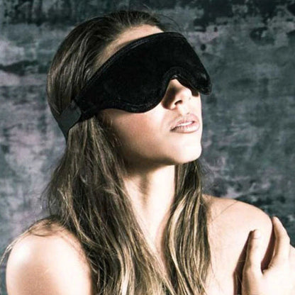 Black Label Loveblind Plush Blindfold - Sexy Living