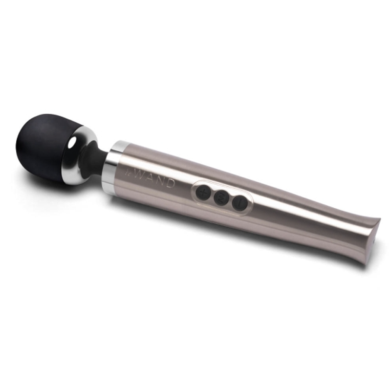 TESTER - Die Cast Rechargeable Vibrating Massager - Silver