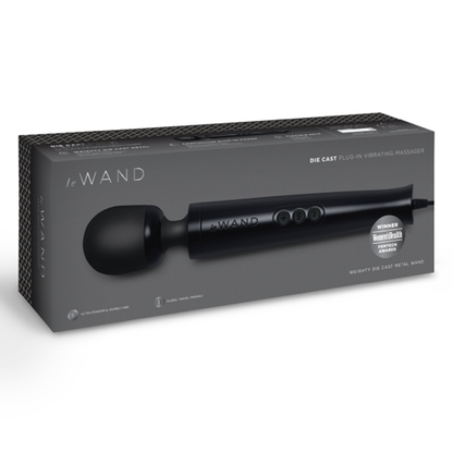 TESTER - Die Cast Plug-In Vibrating Massager - Black