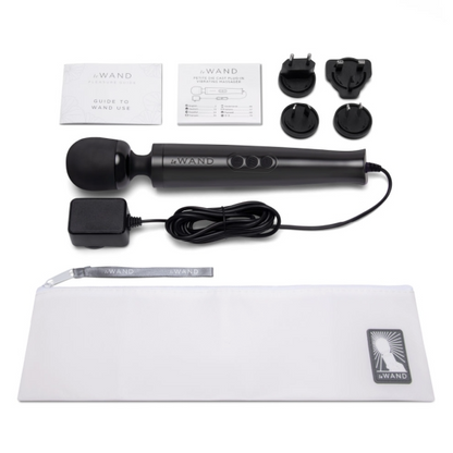 TESTER - Die Cast Plug-In Vibrating Massager - Black