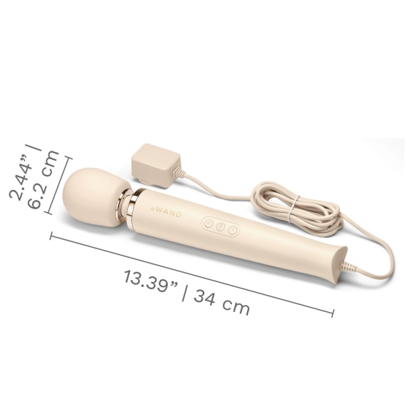 TESTER - Plug-In Vibrating Massager - Cream