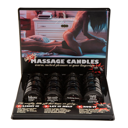 MINI MASSAGE CANDLE PREPACK DISPLAY