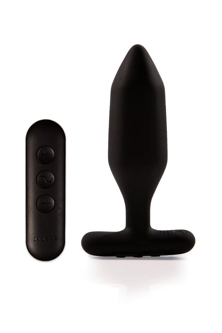 Vibrating Butt Plug Black - Sexy Living