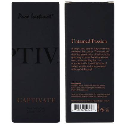 Captivate - 60ml Pure Instinct Men's Collection Pheromone Perfume