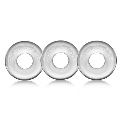 RINGER, 3-PACK OF DO-NUT-1 - CLEAR