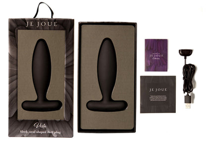 Vibrating Butt Plug Black - Sexy Living