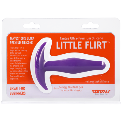 Tantus Silicone Little Flirt Butt Plug Purple Haze Tantus Silicone Little Flirt Butt Plug Purple Haze