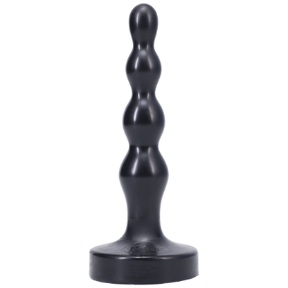 Tantus Silicone Ripple Small Silicone Butt Plug Black - Sexy Living