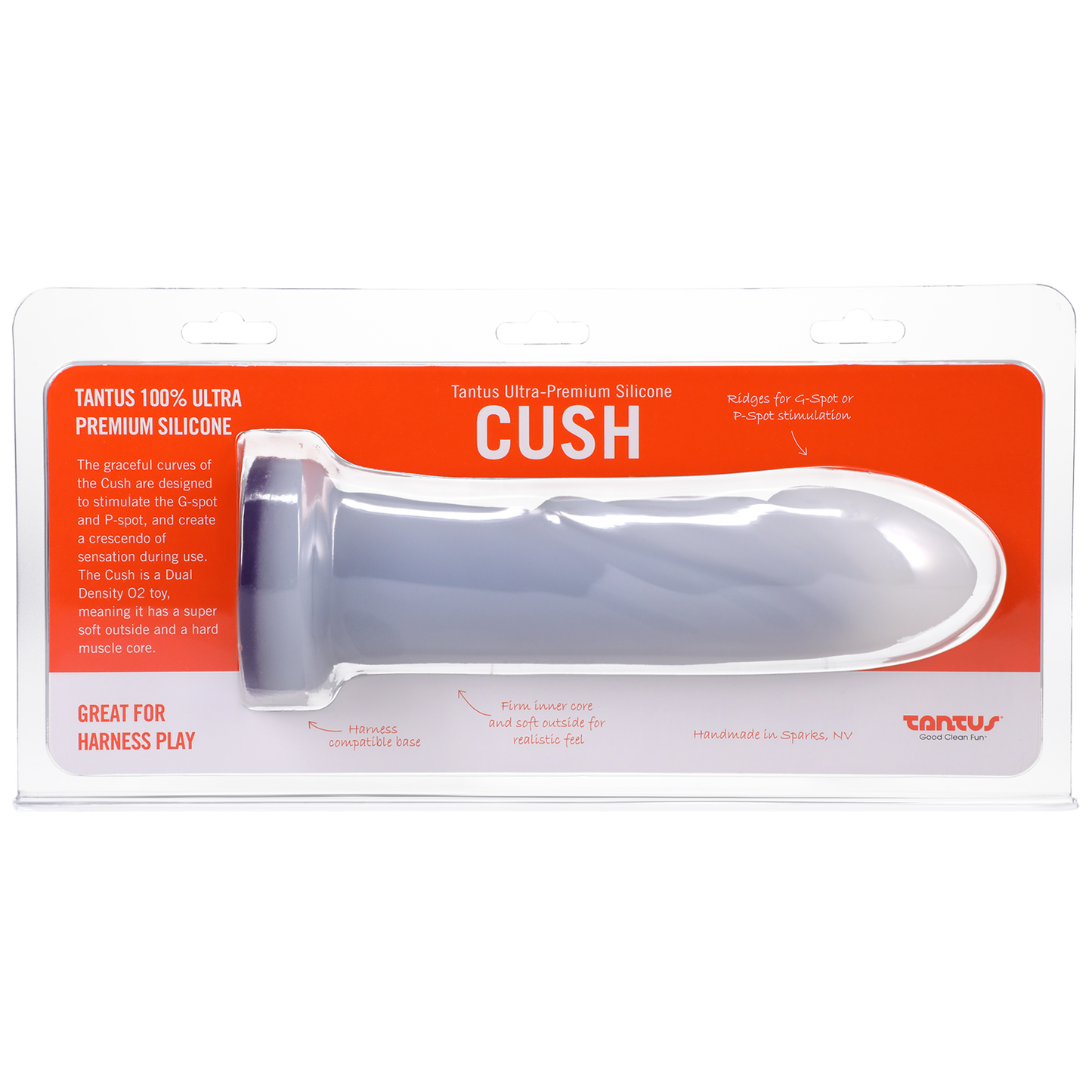 Silicone Cush O2 Duo Core Dildo - Sexy Living