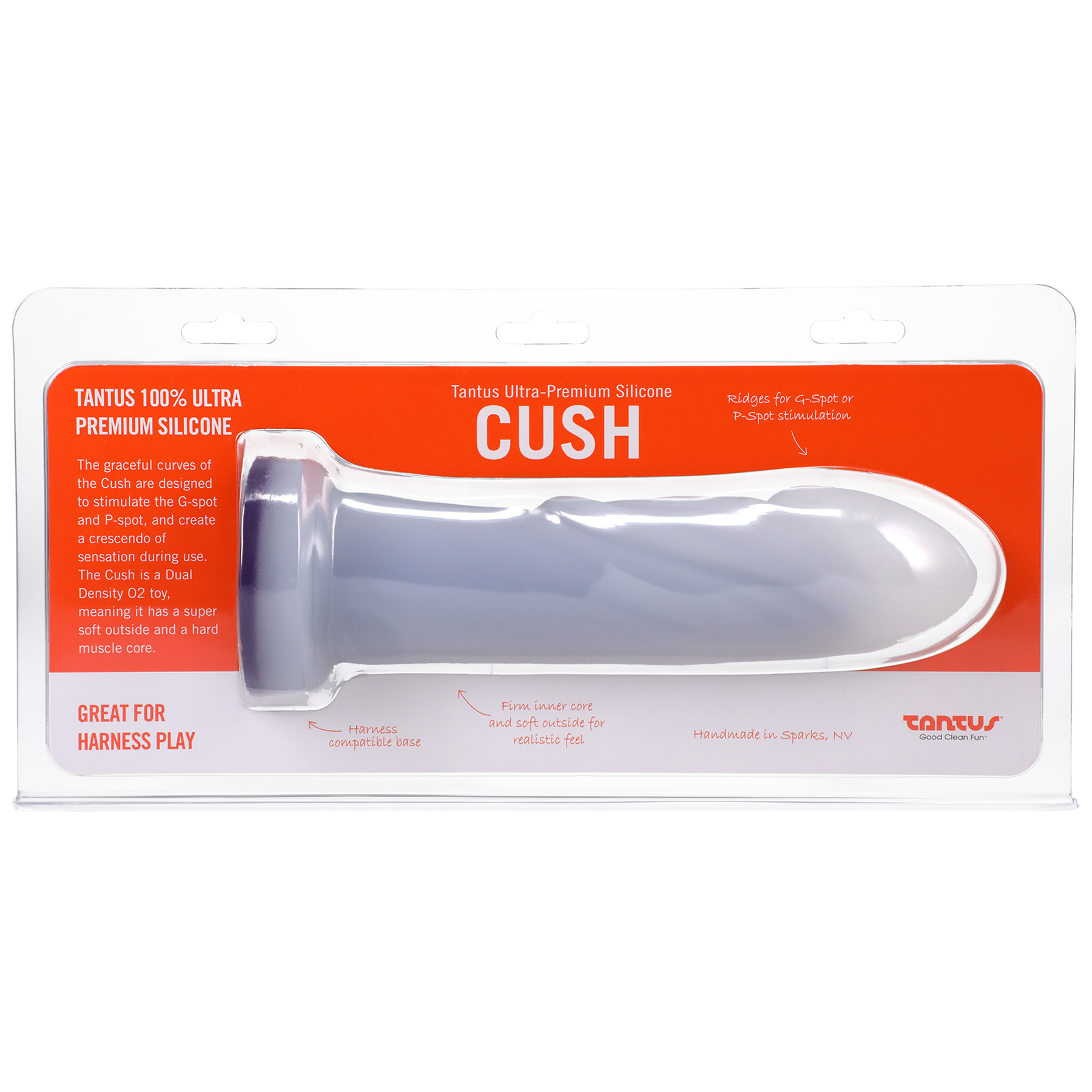 Silicone Cush O2 Duo Core Dildo - Sexy Living