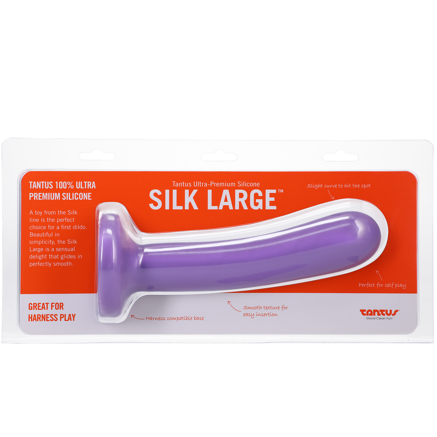 Silicone Silk Large Silicone Dildo - Sexy Living