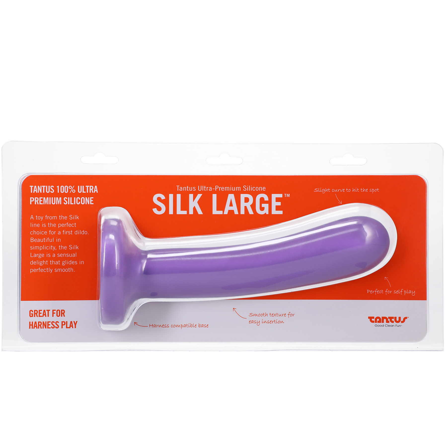 Silicone Silk Large Silicone Dildo - Sexy Living