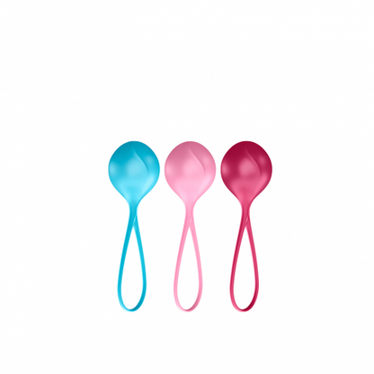 Strengthening Balls (set of 3) - turquoise, red, pink - Sexy Living