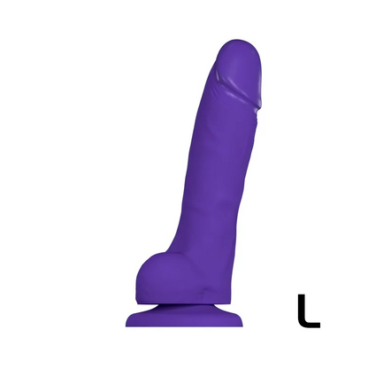 SOFT REALISTIC DILDO PURPLE - Sexy Living