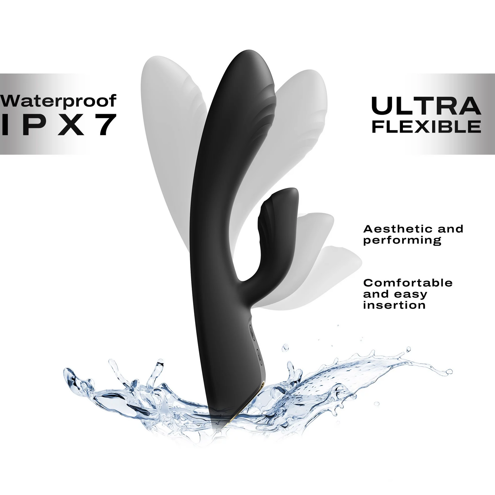 Flexible Rabbit Vibrator for Dual Stimulation | Sexy Living Flexible Rabbit Vibrator for Dual Stimulation | Sexy Living