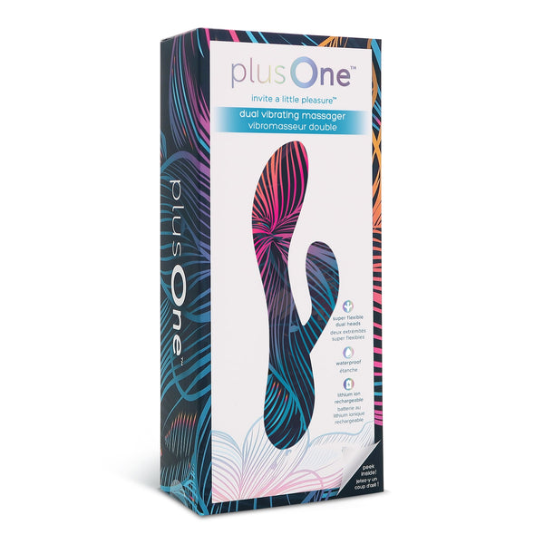 Plus One Rabbit Vibrator  Dual Motors, Waterproof Power | Sexy Living