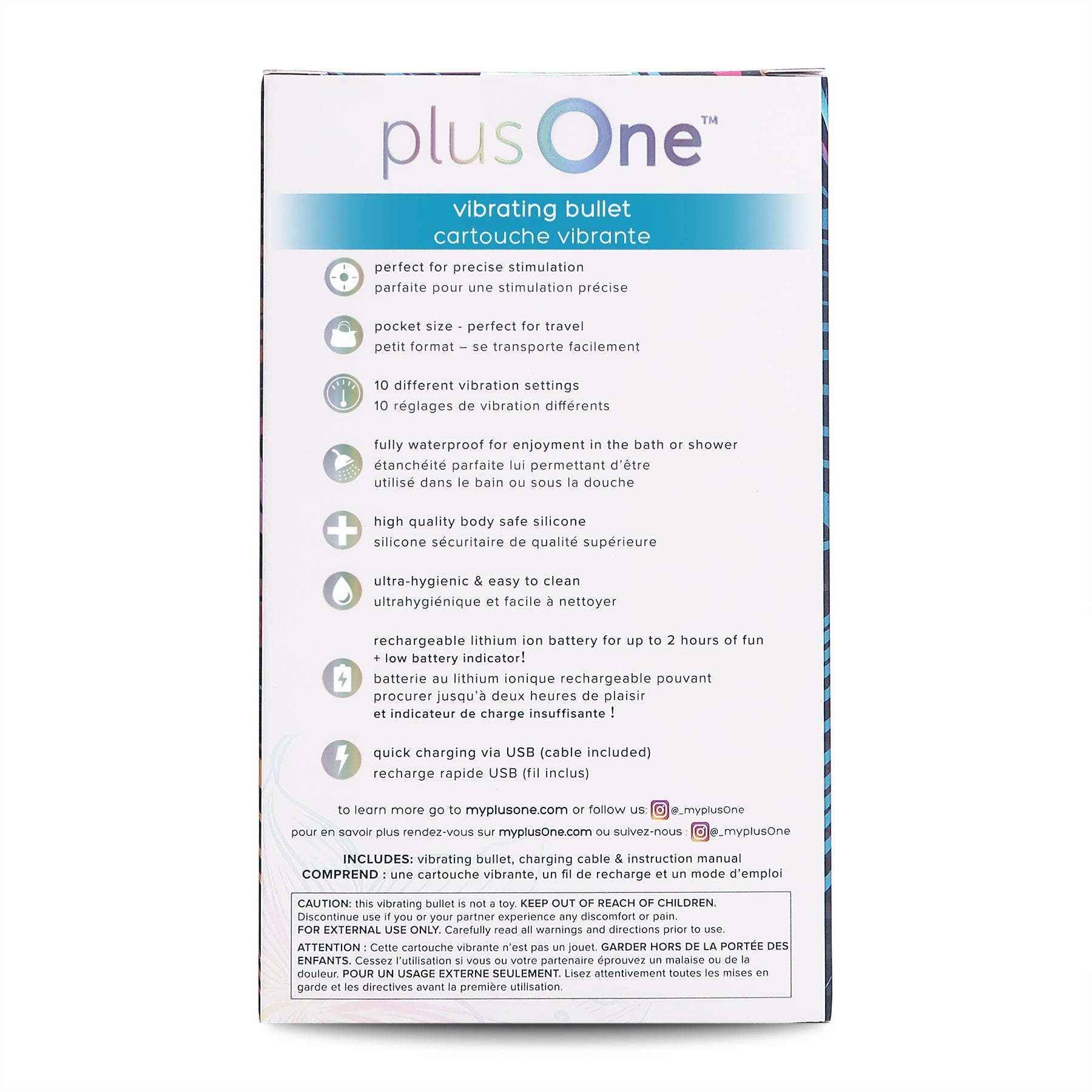 PlusOne Vibrating Bullet: Rechargeable & Waterproof Vibrating Bullet | Sexy Living PlusOne Vibrating Bullet: Rechargeable & Waterproof Vibrating Bullet | Sexy Living