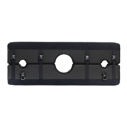 Bastion Bondage Stocks Black - non retail box - Sexy Living