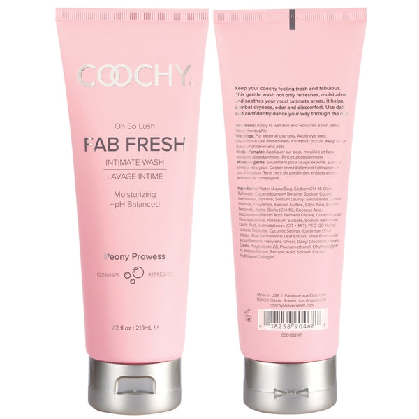 Oh So Lush Fab Fresh Intimate Wash - Peony Prowess 7.2oz | 213mL - Sexy Living