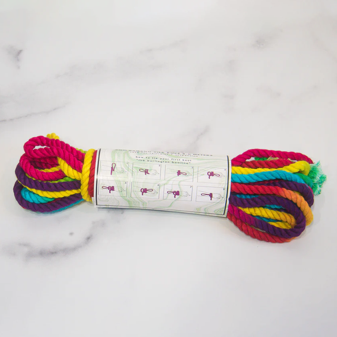 Funfetti Rainbow Bondage Rope - Sexy Living