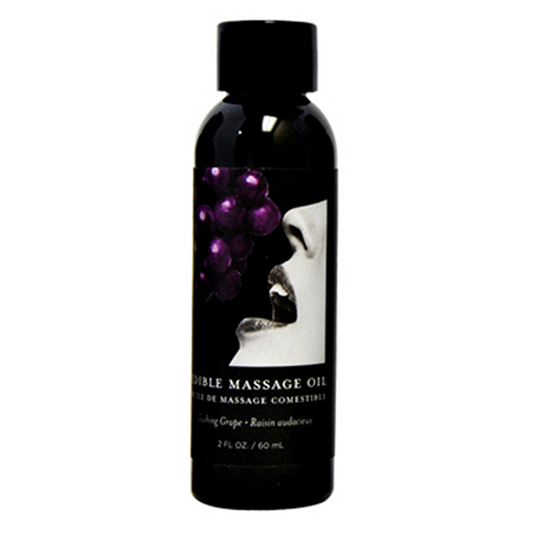 Edible Massage Oil Grape 2 fl oz / 60 ml - Sexy Living