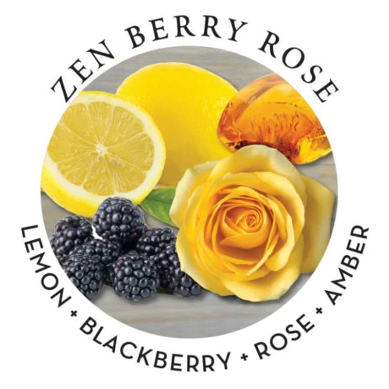 Massage Oil Zen Berry Rose 8 fl oz / 237 ml - Sexy Living