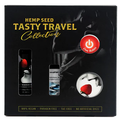 Tasty Travel Gift Set (2 oz, Strawberry Scent) - Sexy Living