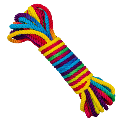 Funfetti Rainbow Bondage Rope - Sexy Living