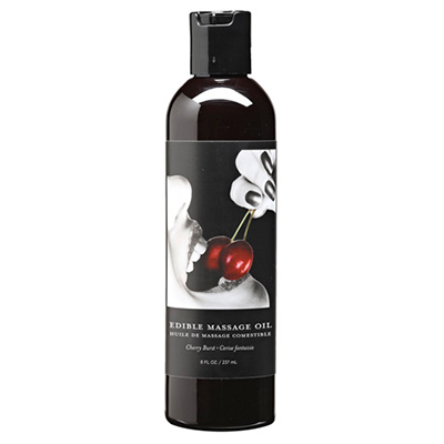 Edible Massage Oil Cherry 8 fl oz / 237 ml - Sexy Living