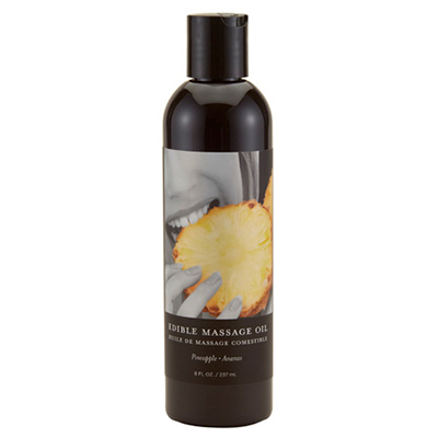 Edible Massage Oil Pineapple 8 fl oz / 237 ml - Sexy Living