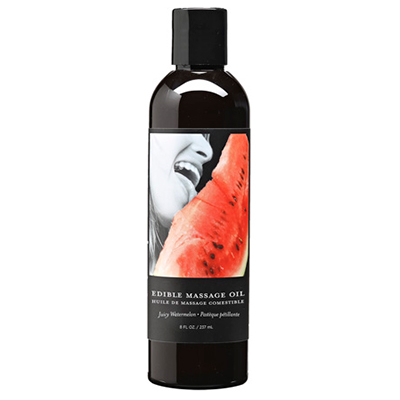 Edible Massage Oil Watermelon  8 fl oz / 237 ml - Sexy Living