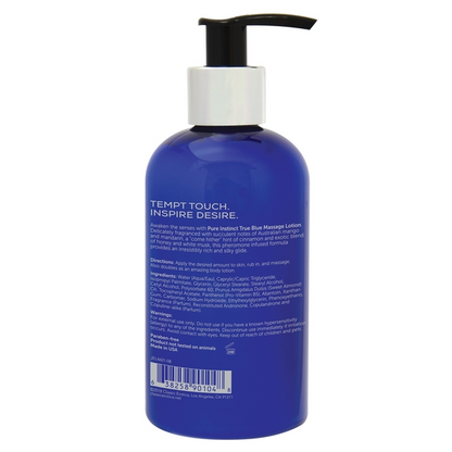 True Blue Pheromone Massage & Body Lotion 8oz | 236mL - Sexy Living