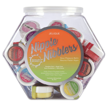 NIPPLE NIBBLERS Sour Pleasure Balm Assorted 3g Bowl of 36 - DISPLAY - Sexy Living