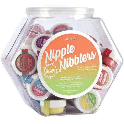 NIPPLE NIBBLERS Sour Pleasure Balm Assorted 3g Bowl of 36 - DISPLAY - Sexy Living