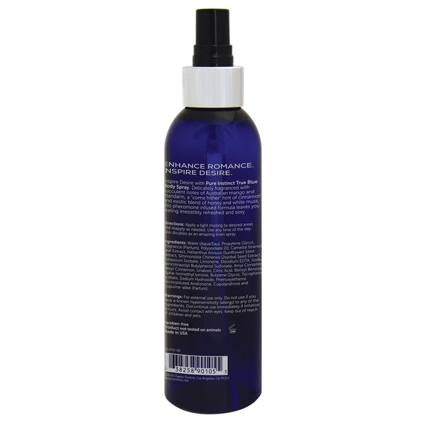 True Blue Pheromone Body Spray 6oz | 177mL - Sexy Living