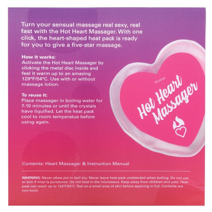 HOT HEART MASSAGER - Reusable Warming Massager - Sexy Living