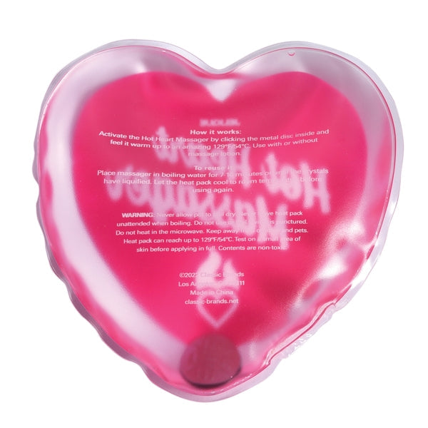 HOT HEART MASSAGER - Reusable Warming Massager - Sexy Living