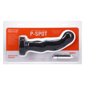 Silicone P-Spot Silicone Vibrating Dildo - Sexy Living