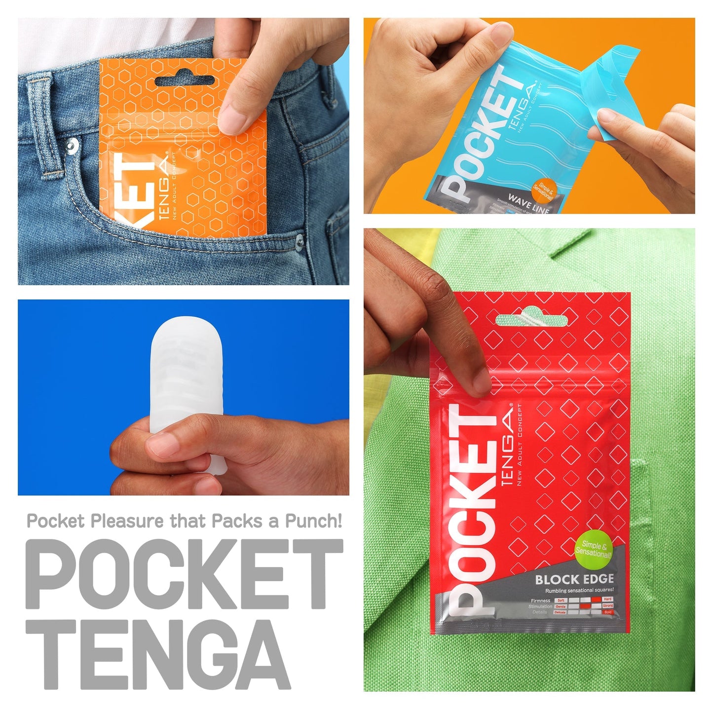 POCKET TENGA WAVY LINE - Sexy Living