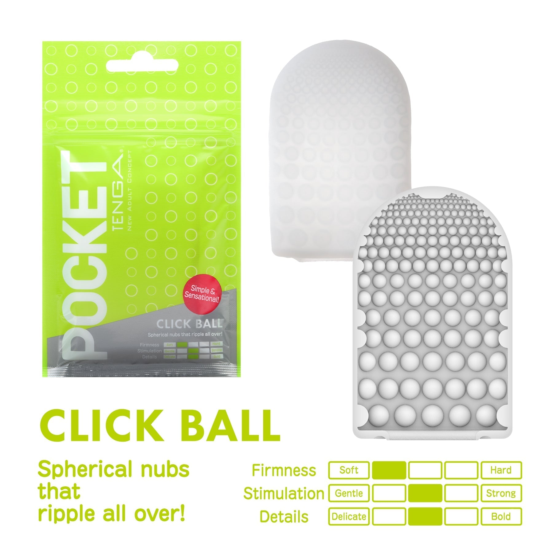 POCKET TENGA CLICK BALL - Sexy Living