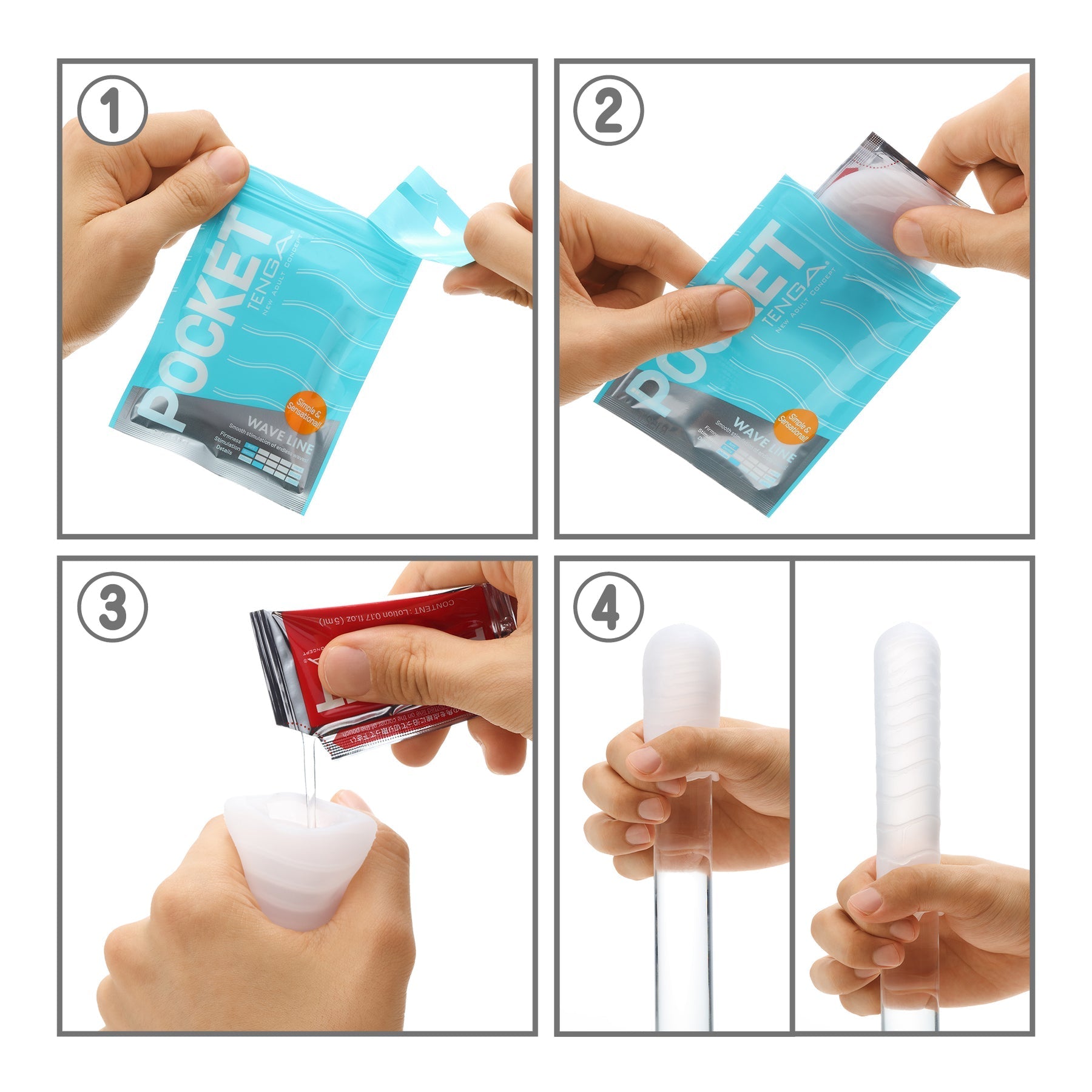 POCKET TENGA BLOCK EDGE - Sexy Living
