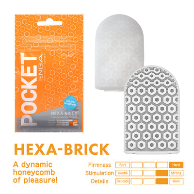 POCKET TENGA HEXA-BRICK - Sexy Living