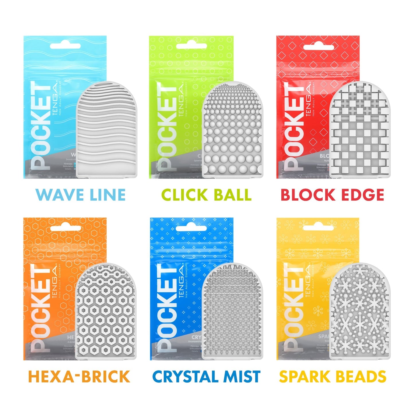 POCKET TENGA HEXA-BRICK - Sexy Living