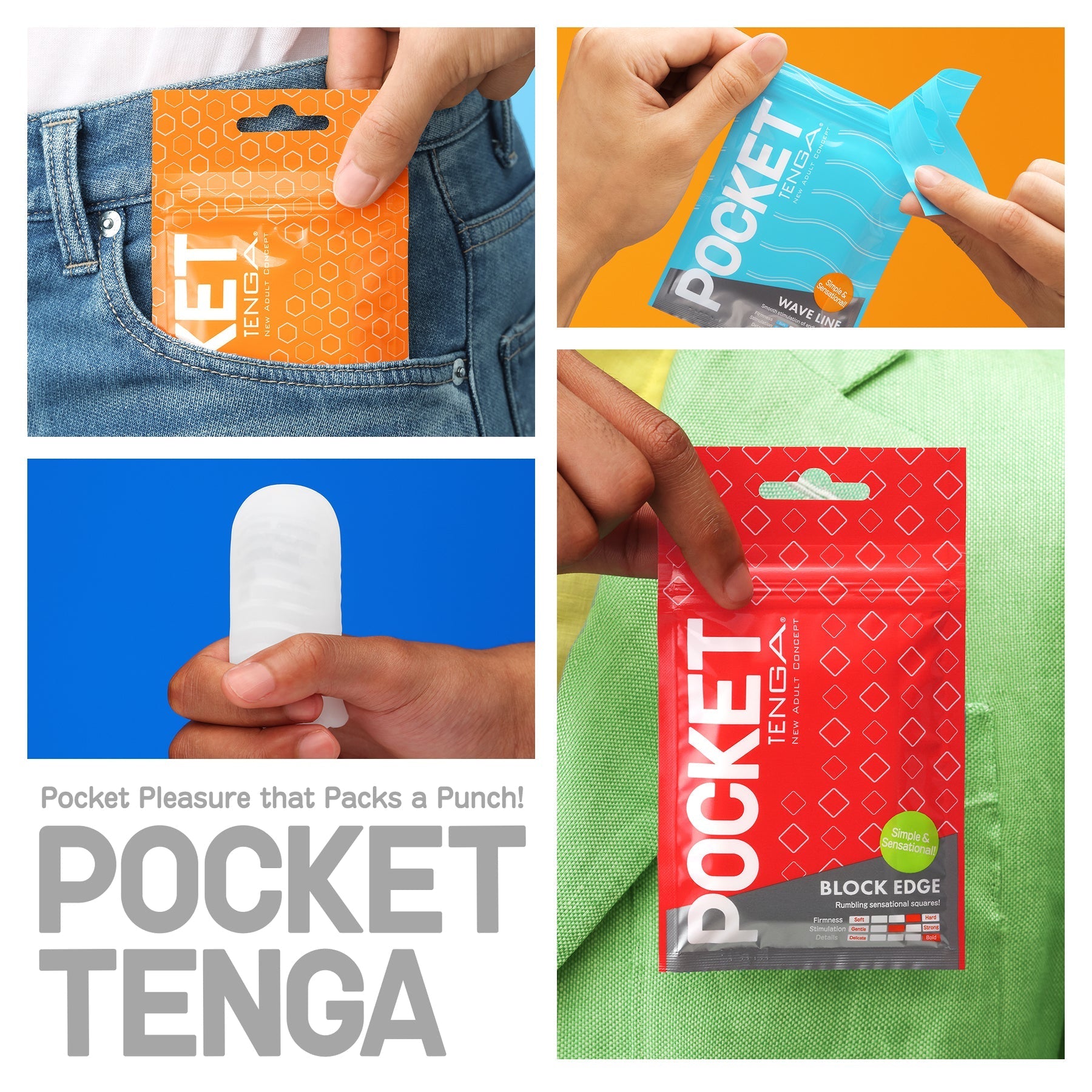 POCKET TENGA HEXA-BRICK - Sexy Living