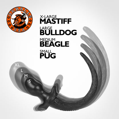 PUG puppy tail buttplug BLACK Small - Sexy Living