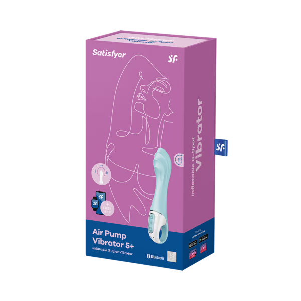 Air Pump Vibrator 5+ Blue - Sexy Living