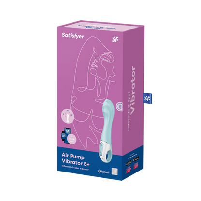 Air Pump Vibrator 5+ Blue - Sexy Living