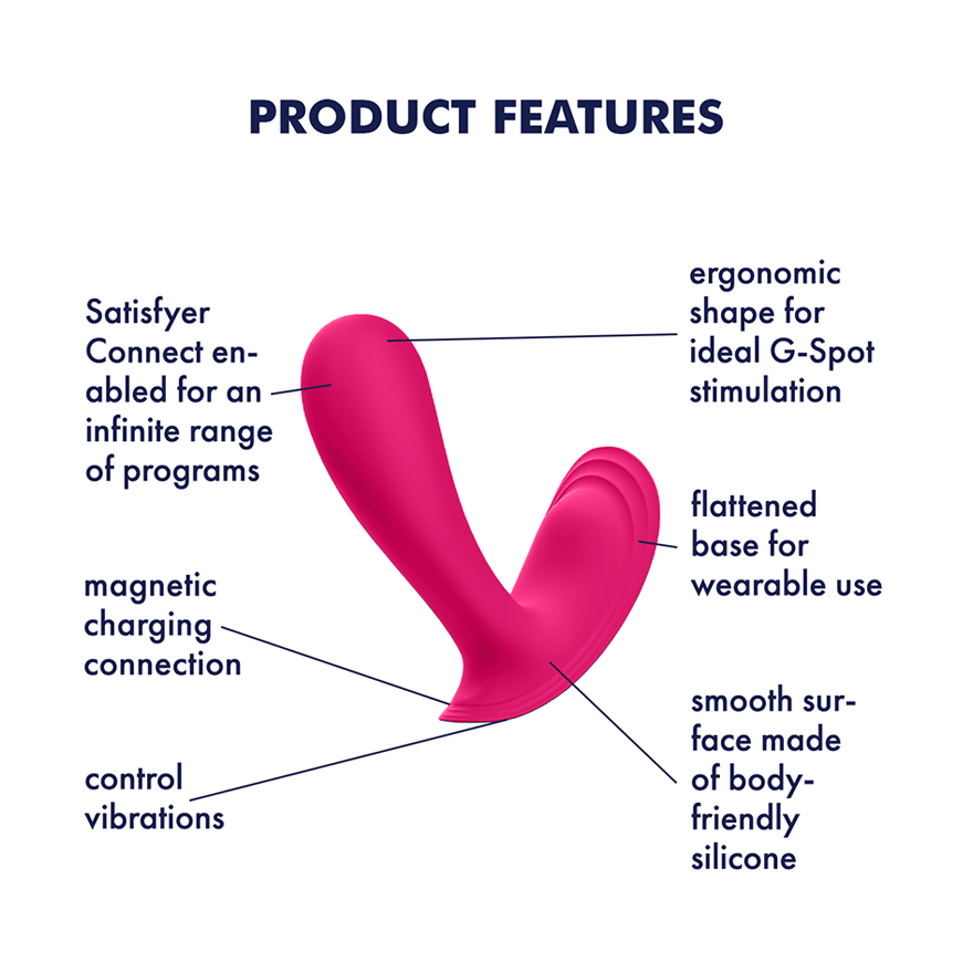 Satisfyer Top Secret Pink - Sexy Living