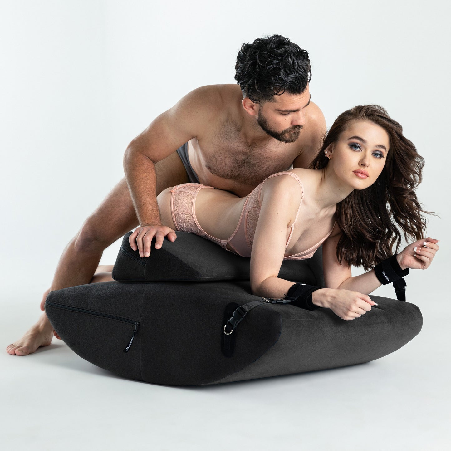 Scoop Rocker Combo Sex Positioning Shape Valkyrie Edition - Black - Sexy Living